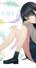 JK制服短裙动漫少女高清插画图片，日本画师日向あずり作品欣赏