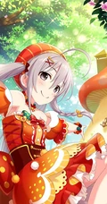 蘑菇系偶像，动漫《偶像大师 灰姑娘女孩》人物星辉子高清插画图集欣赏
