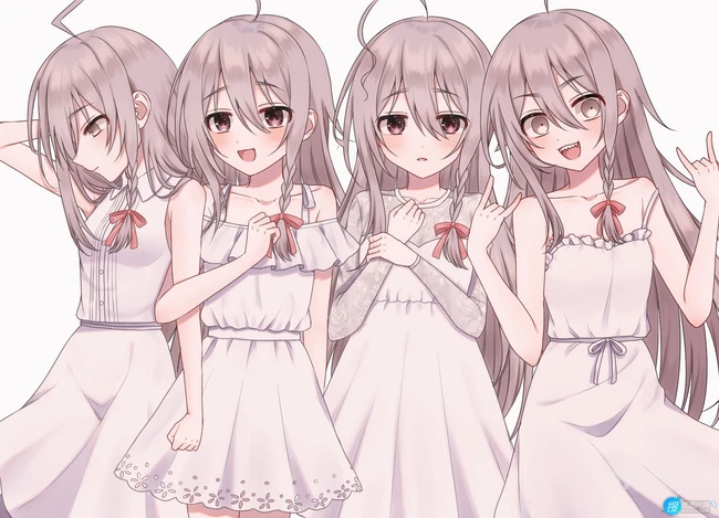蘑菇系偶像，动漫《偶像大师 灰姑娘女孩》人物星辉子高清插画图集欣赏