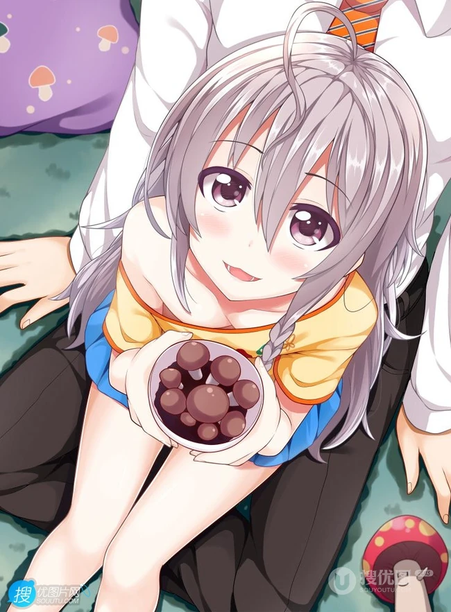 蘑菇系偶像，动漫《偶像大师 灰姑娘女孩》人物星辉子高清插画图集欣赏