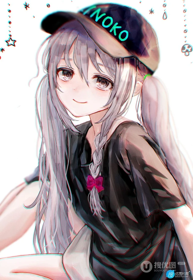 蘑菇系偶像，动漫《偶像大师 灰姑娘女孩》人物星辉子高清插画图集欣赏