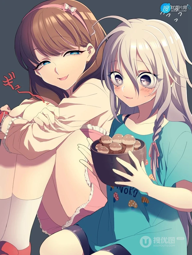 蘑菇系偶像，动漫《偶像大师 灰姑娘女孩》人物星辉子高清插画图集欣赏