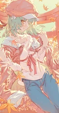 被蛇缠绕的少女，轻小说动画《物语系列》人物千石抚子高清插画图片图集欣赏