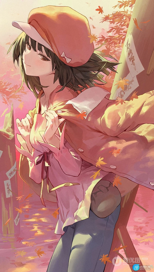 被蛇缠绕的少女，轻小说动画《物语系列》人物千石抚子高清插画图片图集欣赏