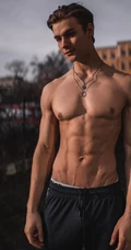 身材超完美的欧美肌肉帅哥男模精选高清室内自拍照片