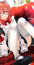 短红发，内向怕羞 动漫《租借女友》少女人物樱泽墨高清插画图片欣赏