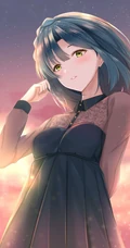 手机游戏《偶像大师 百万人演唱会！》可爱少女七尾百合子高清动漫插画合集