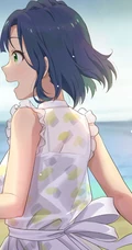 手机游戏《偶像大师 百万人演唱会！》可爱少女七尾百合子高清动漫插画合集