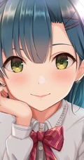 手机游戏《偶像大师 百万人演唱会！》可爱少女七尾百合子高清动漫插画合集
