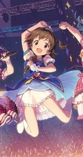 手机游戏《偶像大师 百万人演唱会！》可爱少女七尾百合子高清动漫插画合集