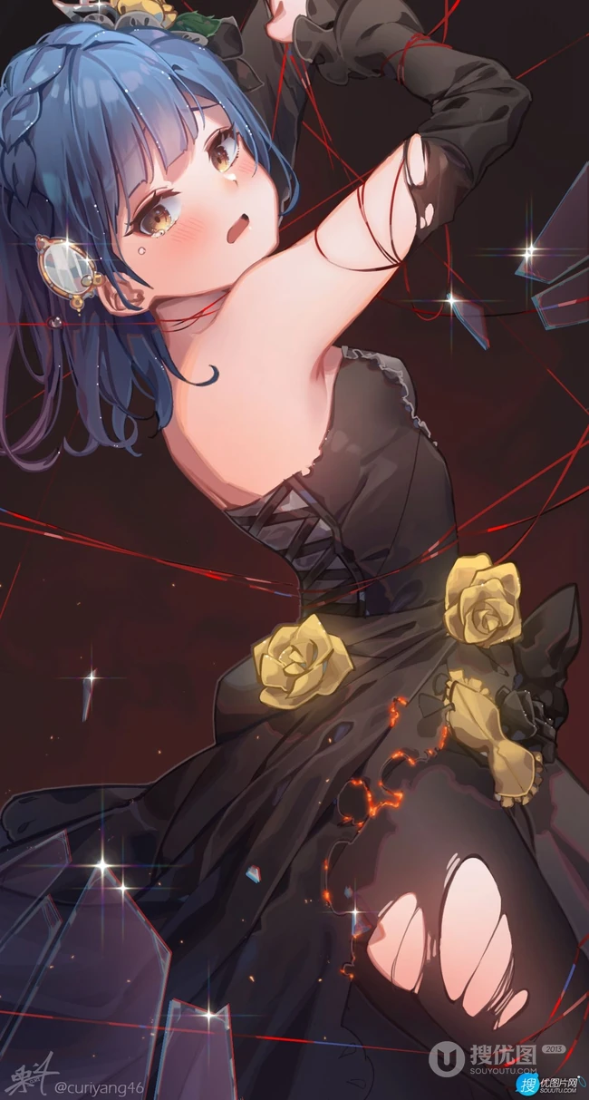 手机游戏《偶像大师 百万人演唱会！》可爱少女七尾百合子高清动漫插画合集