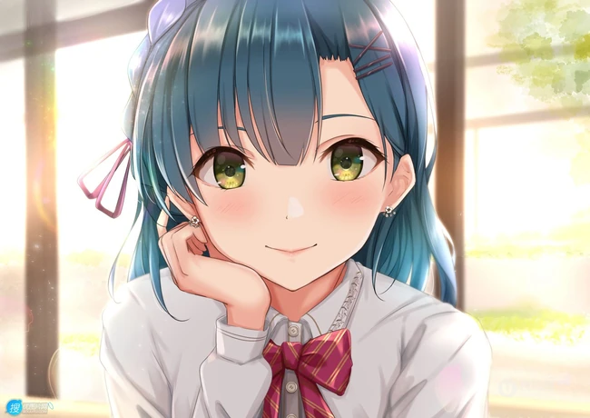 手机游戏《偶像大师 百万人演唱会！》可爱少女七尾百合子高清动漫插画合集