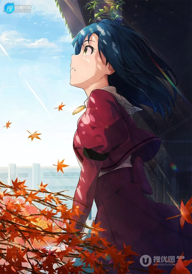 手机游戏《偶像大师 百万人演唱会！》可爱少女七尾百合子高清动漫插画合集