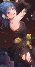 手机游戏《偶像大师 百万人演唱会！》可爱少女七尾百合子高清动漫插画合集