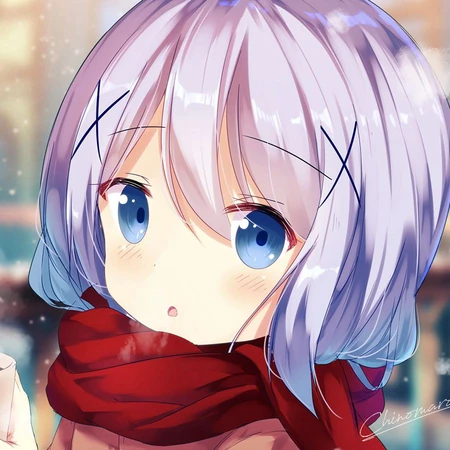 漫画《请问您今天要来点兔子吗？》可爱少女少女香风智乃高清头像图片