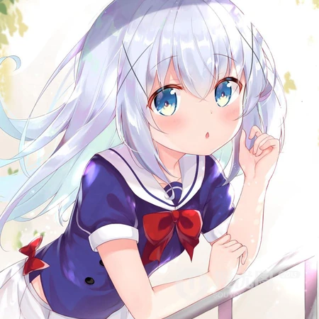 漫画《请问您今天要来点兔子吗？》可爱少女少女香风智乃高清头像图片