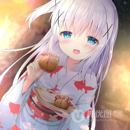 漫画《请问您今天要来点兔子吗？》可爱少女少女香风智乃高清头像图片
