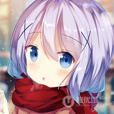 漫画《请问您今天要来点兔子吗？》可爱少女少女香风智乃高清头像图片