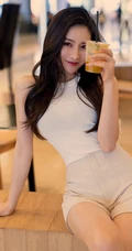 气质漂亮且有气质的女生轻熟Vanessa休闲西服短裤袜装高跟街拍写真套图