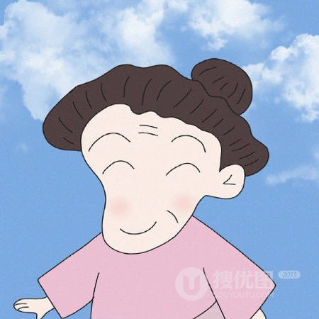 蜡笔小新及他的家庭成员一家人单独可爱卡通插画头像图片