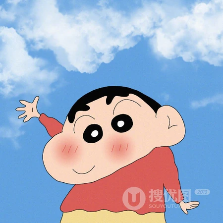 蜡笔小新及他的家庭成员一家人单独可爱卡通插画头像图片