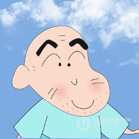蜡笔小新及他的家庭成员一家人单独可爱卡通插画头像图片