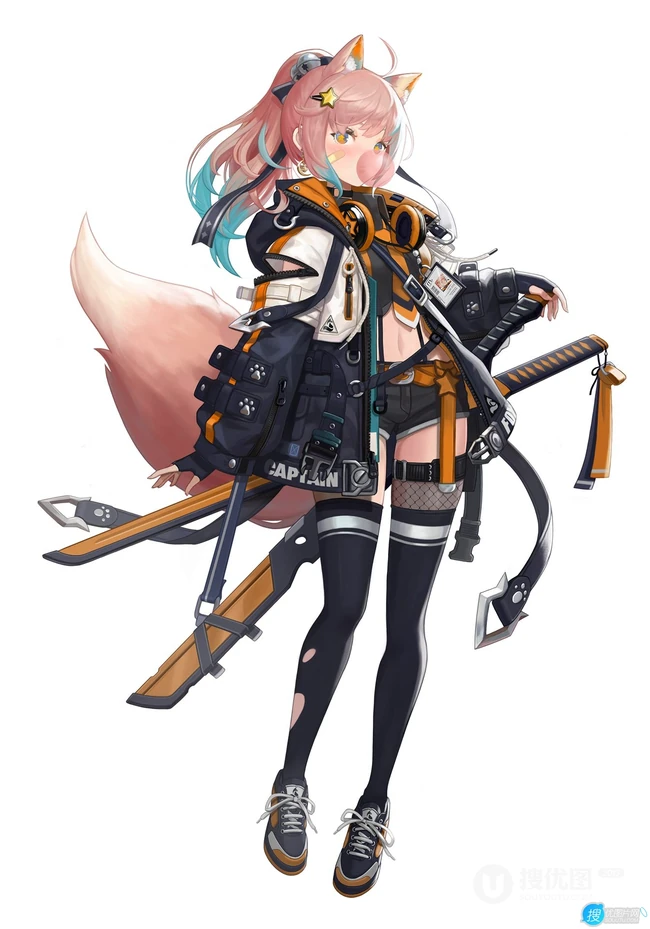 吹泡泡的可爱动漫少女插画，不同风格类型的可爱吹泡泡动漫女生图集欣赏