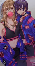 吹泡泡的可爱动漫少女插画，不同风格类型的可爱吹泡泡动漫女生图集欣赏