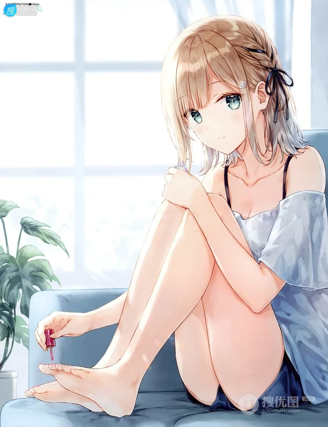 又纯又欲的青春少女插画，轻小说《义妹生活》少女插画图集欣赏