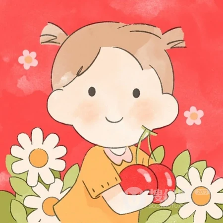 天真无邪，萌萌哒可爱卡通小男孩，小女孩夏日出游高清手绘Qq头像图片