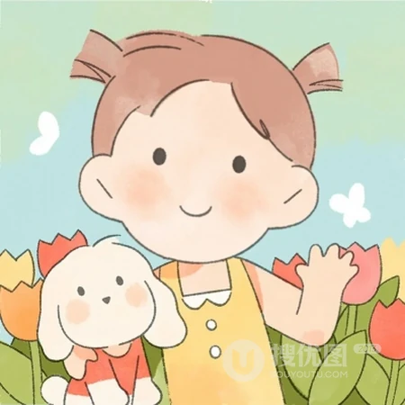 天真无邪，萌萌哒可爱卡通小男孩，小女孩夏日出游高清手绘Qq头像图片