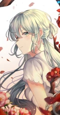 脸蛋红红，害羞的可爱动漫少女学生少女高清插画图集，韩国画师Duyu作品