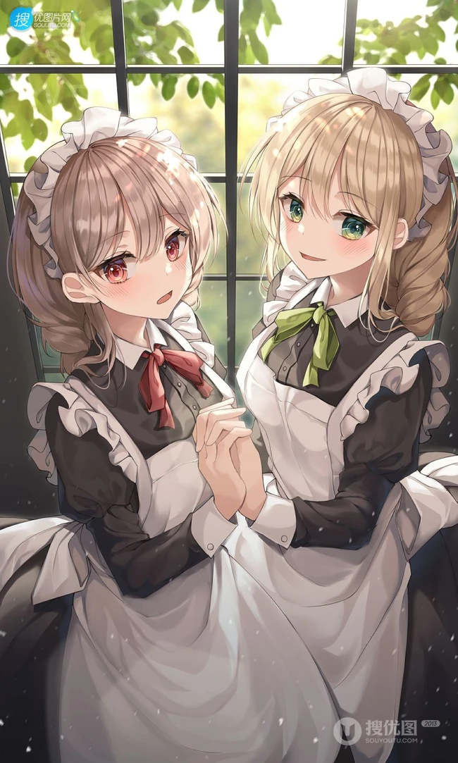 脸蛋红红，害羞的可爱动漫少女学生少女高清插画图集，韩国画师Duyu作品