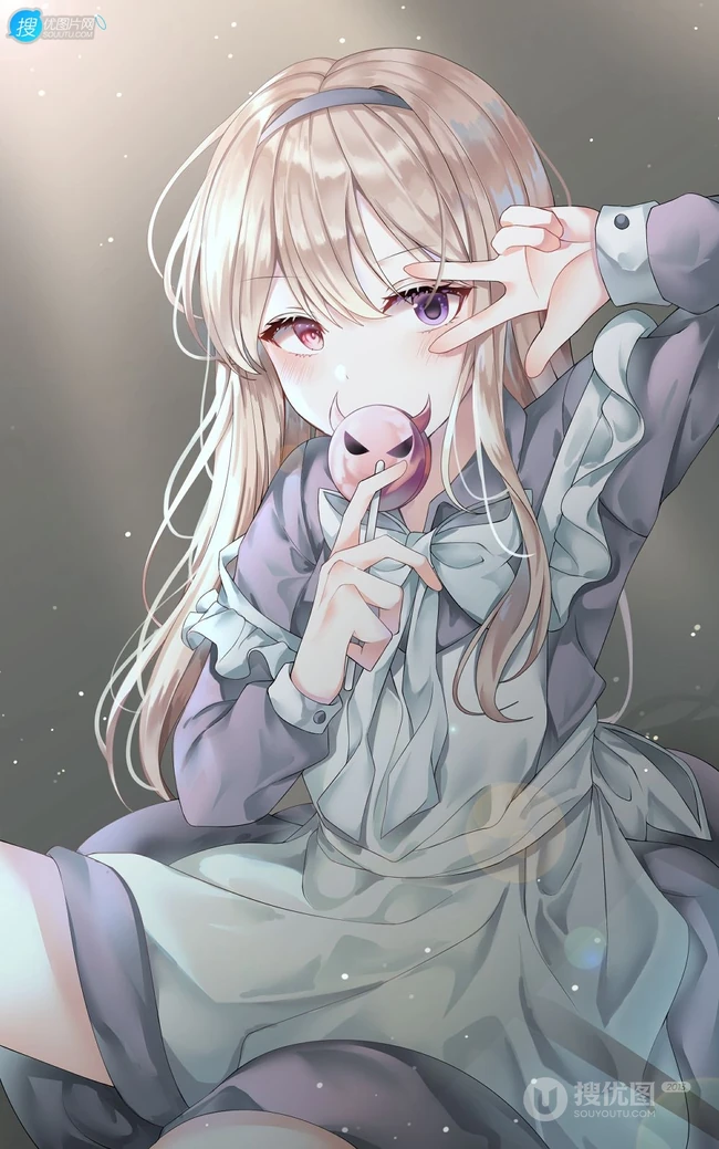 脸蛋红红，害羞的可爱动漫少女学生少女高清插画图集，韩国画师Duyu作品