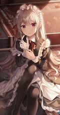 脸蛋红红，害羞的可爱动漫少女学生少女高清插画图集，韩国画师Duyu作品