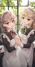 脸蛋红红，害羞的可爱动漫少女学生少女高清插画图集，韩国画师Duyu作品