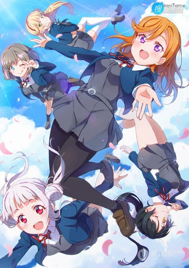 圆圆脸蛋真可爱！动画《LoveLive!SuperStar!!》精选少女少女高清插画图片