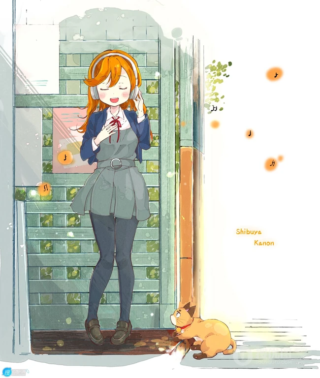 圆圆脸蛋真可爱！动画《LoveLive!SuperStar!!》精选少女少女高清插画图片