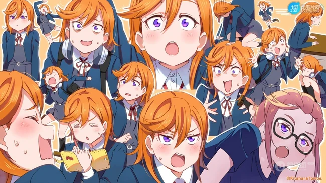 圆圆脸蛋真可爱！动画《LoveLive!SuperStar!!》精选少女少女高清插画图片