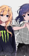 漂亮金发的天使少女，漫画《珈百璃的堕落》人物珈百璃高清插画图集欣赏