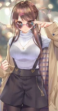 理想的女朋友，动漫《租借女友》人物一之濑千鹤（水原千鹤）高清插画图集