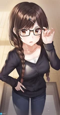 理想的女朋友，动漫《租借女友》人物一之濑千鹤（水原千鹤）高清插画图集