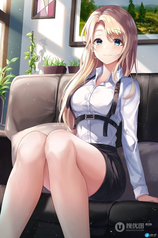动漫女生轻熟，小姐姐气质职业装，女仆装，小西装等精选高清插画图集欣赏