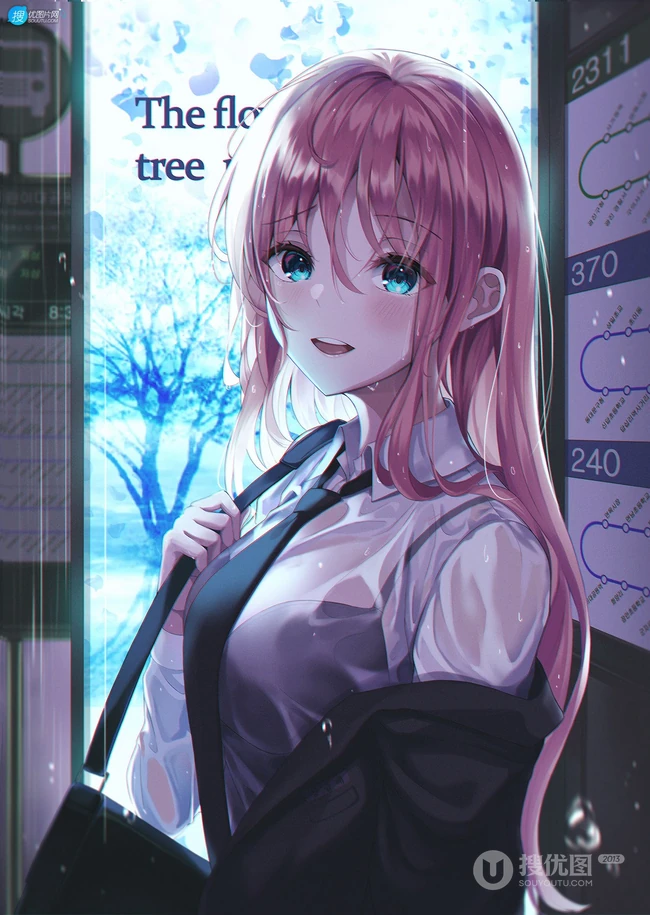 动漫女生轻熟，小姐姐气质职业装，女仆装，小西装等精选高清插画图集欣赏