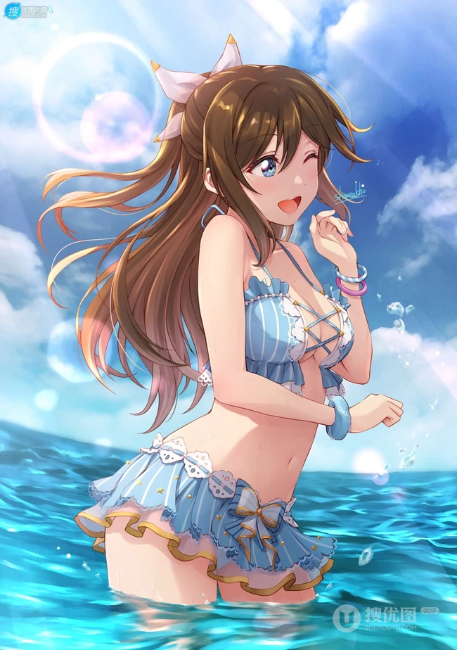 卡牌游戏《LoveLive!学园偶像祭》人物樱阪雫高清插画图片欣赏