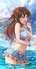 卡牌游戏《LoveLive!学园偶像祭》人物樱阪雫高清插画图片欣赏
