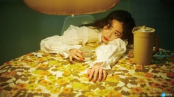 韩国女明星金珉周复古港风气质迷人私房写真壁纸图片
