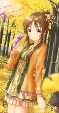典型的软妹子，带单团子的头型的动漫少女人物高森蓝子插画图集