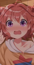 典型的软妹子，带单团子的头型的动漫少女人物高森蓝子插画图集
