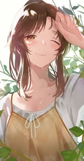 典型的软妹子，带单团子的头型的动漫少女人物高森蓝子插画图集